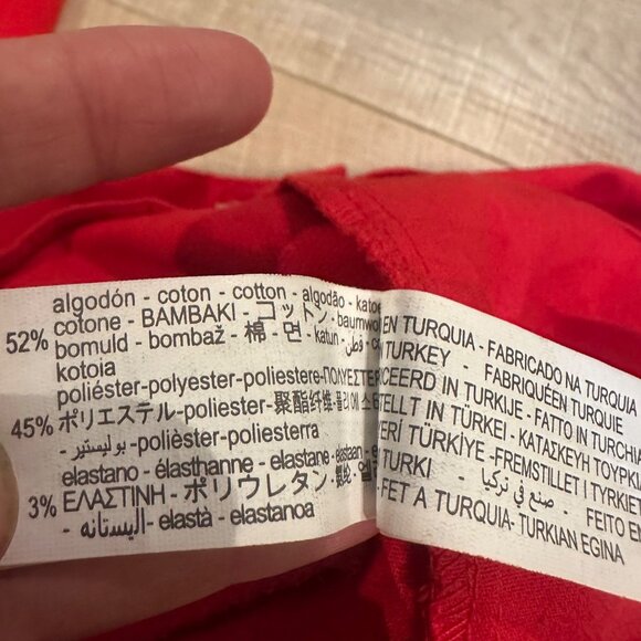 ZARA WOMENS MEDIUM RED DRESS PANTS - Picture 7 of 8